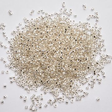 Koraliki Matsuno 11/0 Silver Lined Lt. Black Diamond