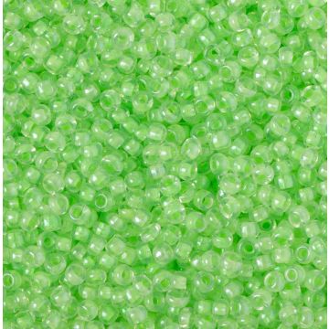 Koraliki NihBeads 12/0 Inside-Color Lustered Crystal/ Mint Julep Line