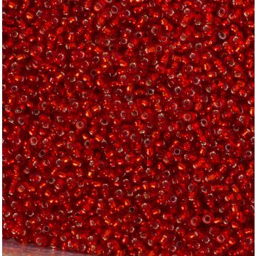 Koraliki NihBeads 12/0 Silver-Lined Lt Siam Ruby