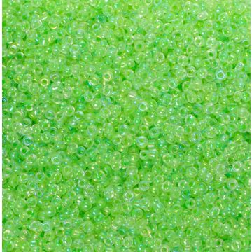 Koraliki NihBeads 12/0 Inside-Color Rainbow Crystal/ Sour Apple