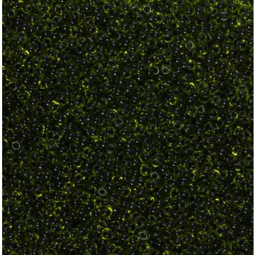 Koraliki NihBeads 12/0 Inside-Color Peridot/ Jet Line