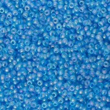 Koraliki NihBeads 12/0 Trans-Rainbow Frosted Aquamarine