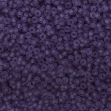 Koraliki NihBeads 12/0 Transparent Frosted Sugar Plum