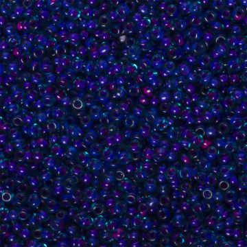 Koraliki NihBeads 12/0 Inside-Color Aqua/ Fucia Line