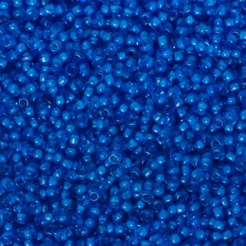 Koraliki NihBeads 12/0 Inside-Color Aquamarine/ White Line