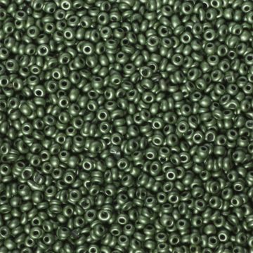 Koraliki NihBeads 12/0 Metallic Frosted Pale Green