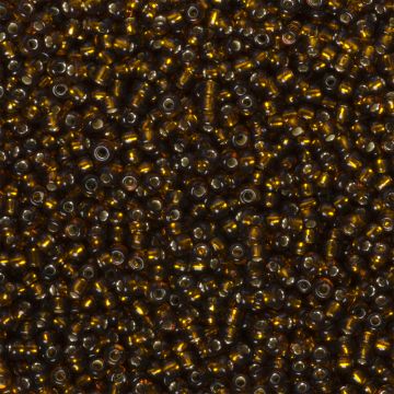 Koraliki NihBeads 12/0 Silver-Lined Smoky Topaz