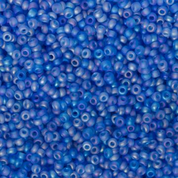 Koraliki NihBeads 12/0 Trans-Rainbow Frosted Dark Aqua