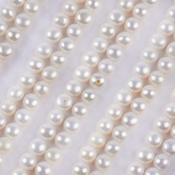 Perły hodowlane do kolczyków białe 4,5-5mm