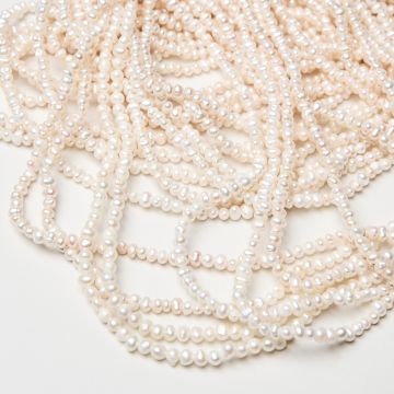 Perły naturalne hodowlane potato 3-4mm