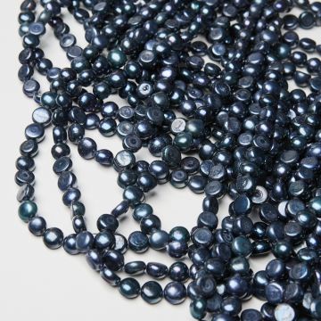 Perły naturalne hodowlane button 7,5-8mm