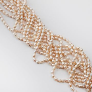 Perły naturalne rice hodowlane 7-8mm