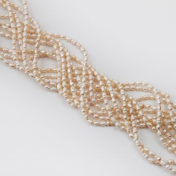 Perły naturalne rice hodowlane 4,5-5,5mm