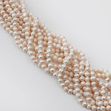 Perły naturalne potato hodowlane 7-8,5mm