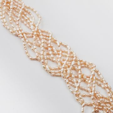 Perły naturalne rice hodowlane 6-8mm