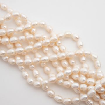 Perły hodowlane słodkowodne rice 6-7mm