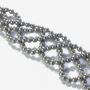 Perły seashell kulki srebrne 6mm