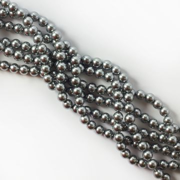 Perły seashell kulka stalowa 6mm