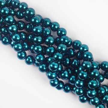 Perły szklane heliotrope 10mm