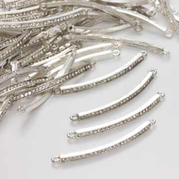 Przekładka z kryształkami patyczek crystal 45x3mm