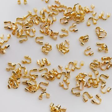 Końcówka do linek skobelki w kolorze złotym 5mm