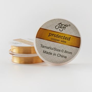 Drut 0,8mm w kolorze złotym 2,3m