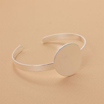 Bransoletka z mosiądzu z płaskim kołem 16-21cm