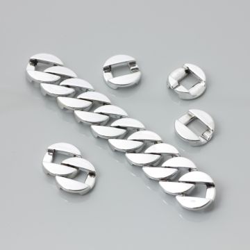 Ogniwa łańcucha akrylowego pancerka okrągła 18mm