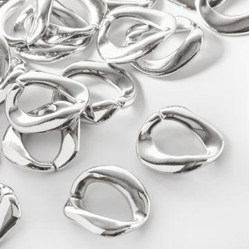 Ogniwa łańcucha akrylowego falowany 31x28mm