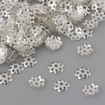 Czapeczki ozdobne do kulek kwiatki 8mm