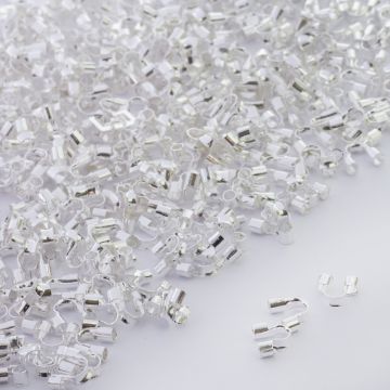 Końcówki do linek skobelki srebrne 5mm