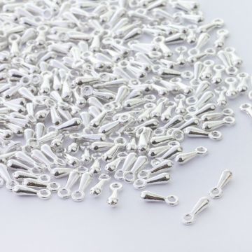 Zawieszka kropelka do przedłużek srebrna 7,5mm