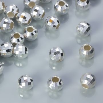 Srebrne kulki disco AG925 8mm