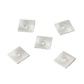 Przekładka satynowa kwadrat AG925 8mm