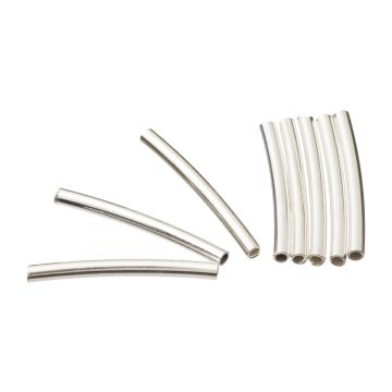Srebrne rurki łuk AG925 1,5mm x 2cm