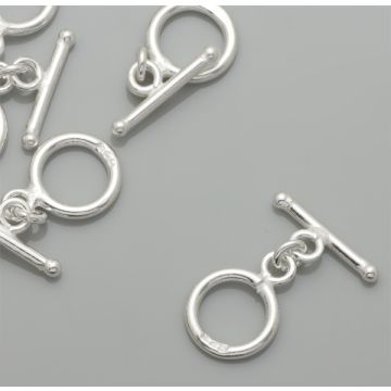 Srebrne zapięcie toggle AG925 20x15mm