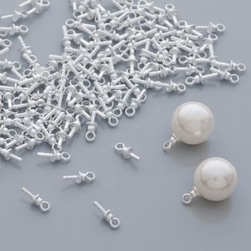 Srebrna krawatka do wklejania AG925 8mm