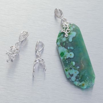 Srebrna krawatka sztyft z podwieszeniem AG925 32x8mm