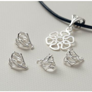 Srebrna krawatka romb ażurowy AG925 11.5mm