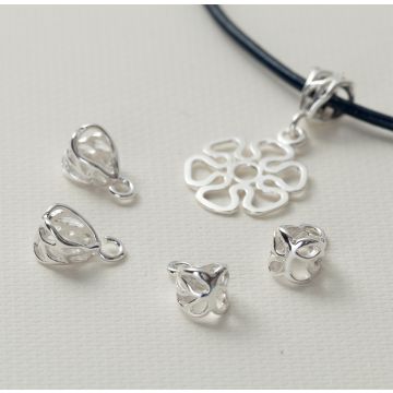 Srebrna krawatka ozdobna AG925 12mm