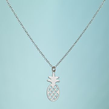 Srebrny rodowany naszyjnik Wakhan,  AG925 44cm