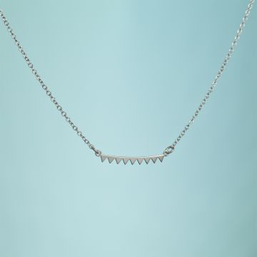 Srebrny rodowany naszyjnik Huntka,  AG925 42cm