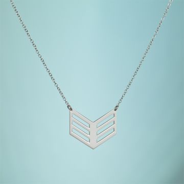 Srebrny rodowany naszyjnik Mazaska,  AG925 44cm