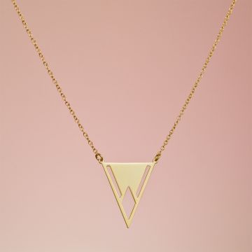 Srebrny pozłacany naszyjnik Tunka,  AG925 44cm