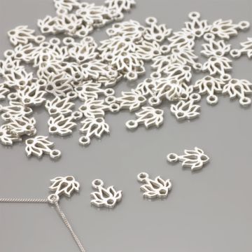 Srebrna zawieszka lilia 12x9mm AG925