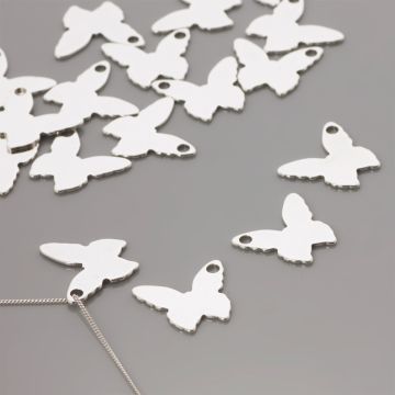 Srebrna celebrytka motylek 15x17mm AG925