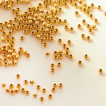 Kulki gładkie GOLDFILLED AU585 2mm