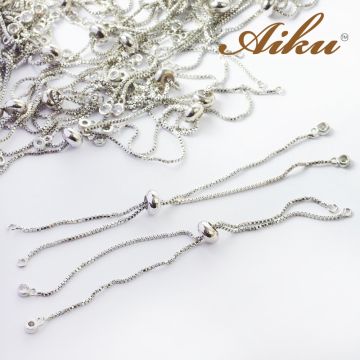 Baza bransoletki z cyrkoniami rodowana 10,5cm