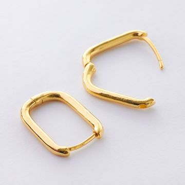 Złocone bigle ozdobne duże zamykane 22mm