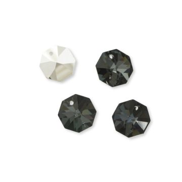 Preciosa octagon 14mm silver night